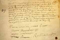 Acte Mariage Thomas Bienvenu et Jeanne Lemarie 1711